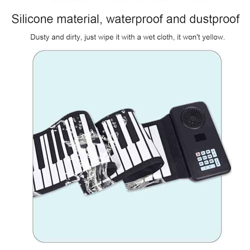 Piano Pliable,Clavier De Piano à Rouleau,Piano Électronique Portable à 88 Touches,Imperméable à l’Eau,Durée De Vie De La Batterie Très Longue,Convient Aux Enfants, Aux Adultes Et Aux Débutants - Les Beatles, Paul McCartney, John Lennon, RIngo Starr, George Harrison Piano Pliable,Clavier De Piano à Rouleau,Piano Électronique Portable à 88 Touches,Imperméable à l'Eau,Durée De Vie De La Batterie Très Longue,Convient Aux Enfants, Aux Adultes Et Aux Débutants – Image 4