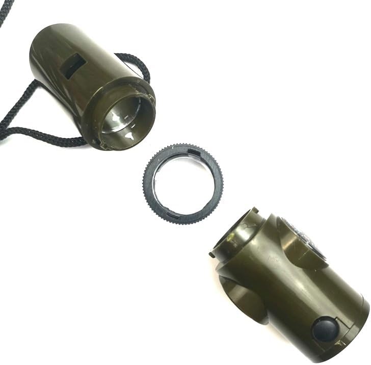 Multifunctional Whistle Compass for Outdoor Camping image 4