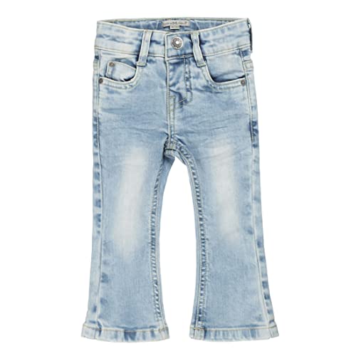 Jeans pour fille bootcut bleu Koko Noko en denim de coton confortable