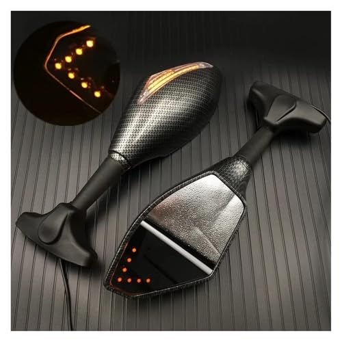 Espejos retrovisores laterales de motocicleta Ducati 748 Biposto 1998 1999 2000 con LED 4