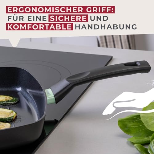 Gril céramique sans PFAS Fackelmann 28 cm pour cuisson saine - 7