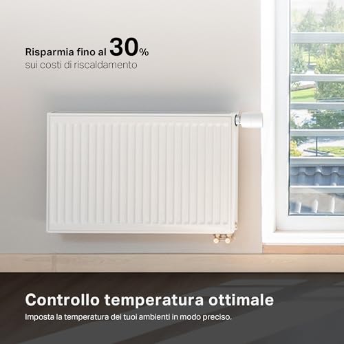 TP-Link Kasa KE100 Valvola Termostatica Intelligente, Protezione Dal Gelo, Controlla a Distanza il Radiatori Dal Telefono, Risparmio Energetico, Supporta Alexa, Assistente Google, Hub Obbligatorio - Immagine 1