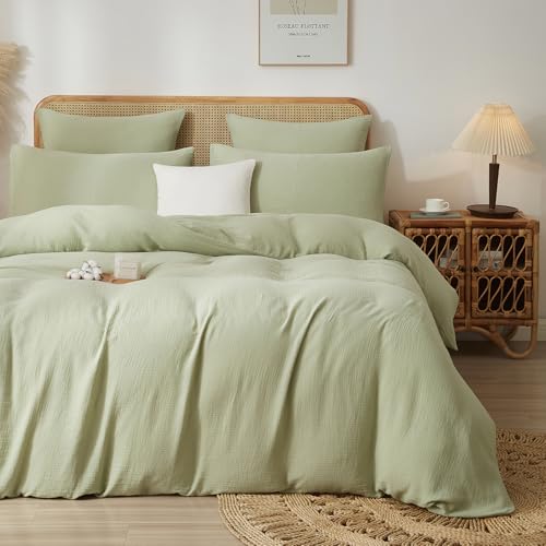 Housse de couette gaze de coton 220x240 de qualit&eacute; sup&eacute;rieure linge de lit
