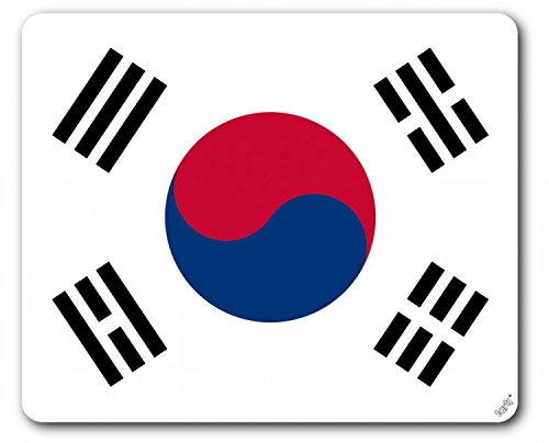 1art1 Corée du Sud Drapeaux du Monde Tapis De Souris 23x19 cm