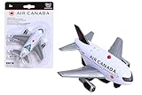 Daron Air Canada Pullback Airplane – Light & Sound Jet Toy with Electronic Take-Off, 4¼-Inch Plastic Aircraft for Kids Ages 3+