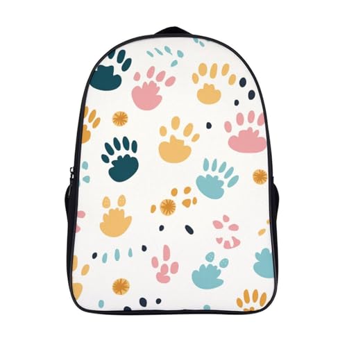 Mochila impermeable y transpirable con diseño de perro para estudiantes