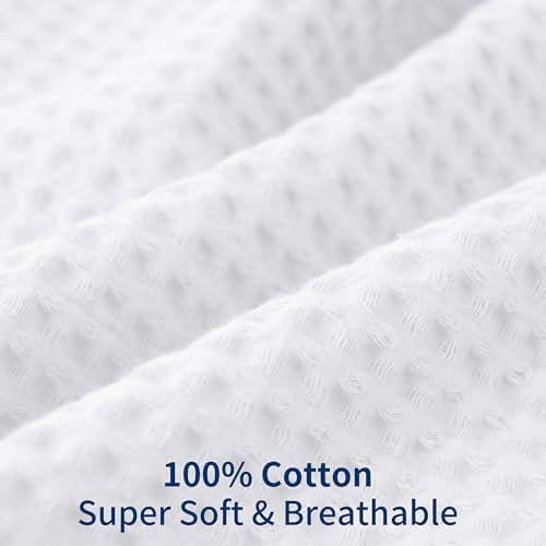 Zaizaihome WAFFLE Weave Bed Pillow Shams thumb #2