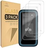 Mr.Shield Screen Protector compatible with Nokia 2780 Flip / 2660 Flip [Tempered Glass] [3-Pack] [Japan Glass with 9H Hardness]