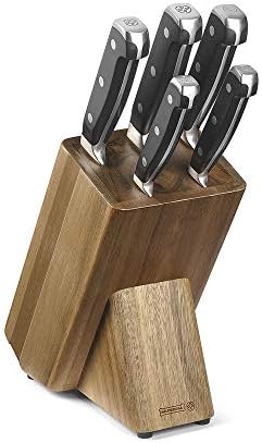 Conjunto De Facas E Suporte - Mundial 6 Peças