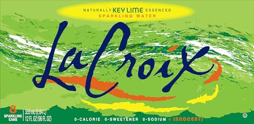 Image of La Croix Sparkling Water, Key Lime, 12 Fl Oz (pack of 8)