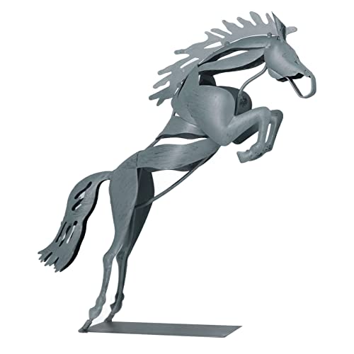 Statue de cheval en métal décor de bureau moderne et salon design