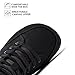 HOBIBEAR Men Wide Walking Shoes High Top Trail Running Barefoot Canvas Sneakers Zero Drop Sole Minimalist for Outdoor Gym Casual Hiking Trekking Travel Training Walking All Black