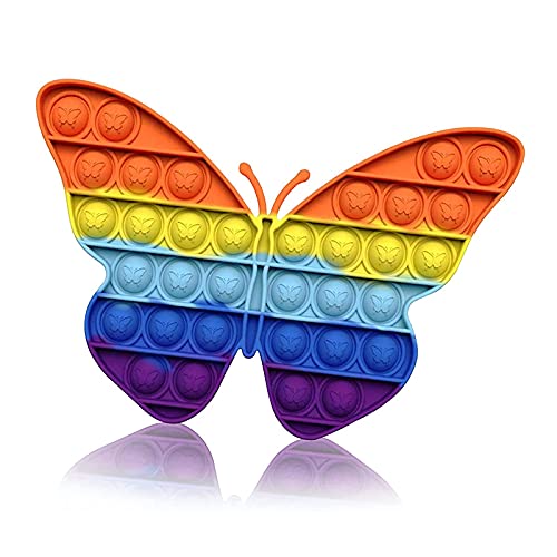 売り値価格 Hicollie スクイーズ玩具 ストレス解消グッズ 減圧おもちゃ プッシュポップバブル フィジェットおもちゃ インテリジェンス発展 知育 おもちゃ そわそわおもちゃ 自閉症特別支援 ボードゲーム 子供 大人兼用 カラフル プレゼント チョウカラフル Hicolliee