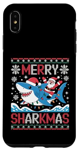 Merry Sharkmas AO[Z[^[ T^ CfBO V[N Cgt X}zP[X iPhone XS Max p