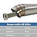 Universal Custom Handmade 51mm Stainless Steel GP-Style Motorbike Slip-on Exhaust Muffler Silencer Pipe With Db-Killer For Ruckus Gy6 Scooter Cafe Racer Street Sport Bike
