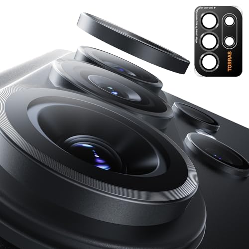 TORRAS For Galaxy S26 Ultra �J�����ی� �y�B�e���f�U�C�����̂܂܁E�܂�Ȃ��z �����Y�J�o�[ �A���`�O���A �I�o�I�[�o�[�h�~ �L�Y�h�~ �ČR MIL �K�i �F���q��f�� ������� 1�Z�b�g �J�����J�o�[ �u���b�N ZeroLens