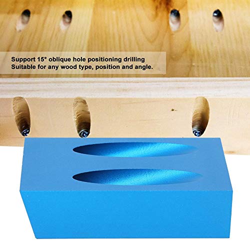 4.3x6.3x1.2in Oblique Hole Locator, Hole Locator, Durável para Carpintaria de Carpintaria Doméstica