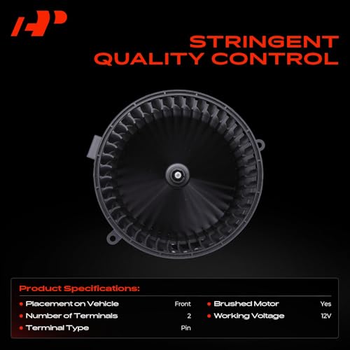 Image of A-Premium Front HVAC Heater Blower Motor Compatible with Nissan Sentra 2018-2019, Leaf 2013-2023 - Replace# 272263NF0A, 272264SG1B
