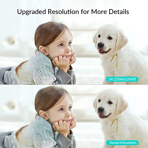 NETVUE Upgraded 2K Indoor Camera, Baby Monitor with Camera and Audio, Advanced AI Detection, FHD Night Vision Pet Camera… - Image 3