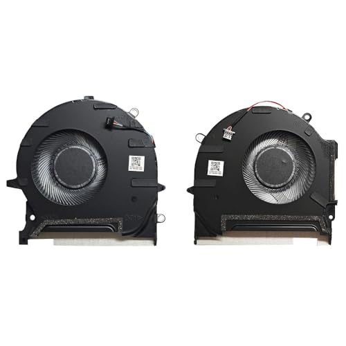 LAOKOEN New Replacement Cooling Fans for HP OMEN 17 17-CK Plus 17-ck0054TX TPN-Q266 Series P/N:EG75091S1-C170-S9A M78888-001 EG75091S1-C180-S9A M78889-001 K17061 DC12V 1A 12W