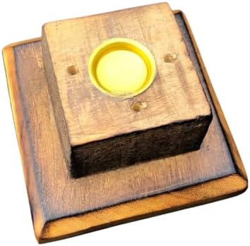 SAMASIA wooden incense holder tower | Ash Catcher and Cone Burner | For Aromatherapy, Meditation, Yoga, Reiki, Weddings