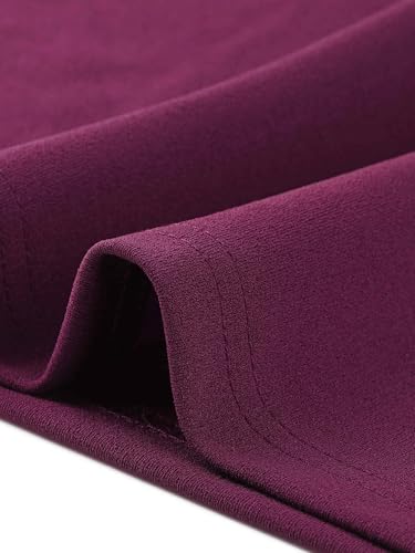 Allegra K Elegant Business Dress for Women's Cap Sleeve Belted Wear to Work Sheath Dresses 5