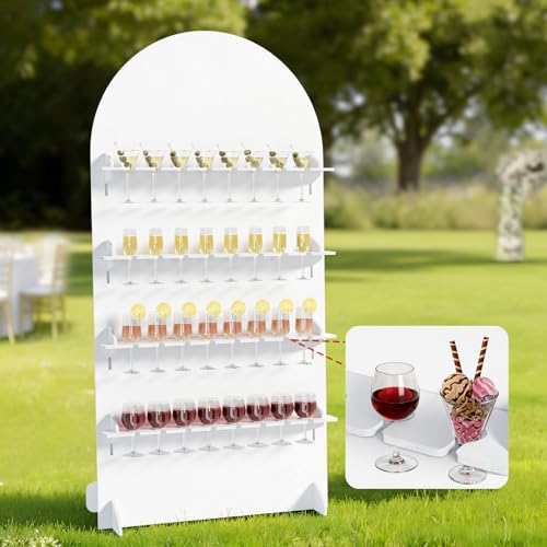 6 ft 4-Tier Champagne Wall Holder