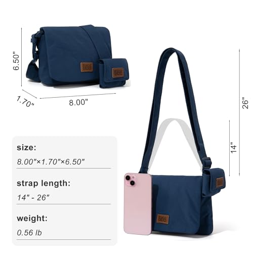 Image of Lee Small Crossbody Bags for Women, Lightweight Mini Shoulder Bags for Women Going Out Purse, Casual Bag with Earphone Pouch