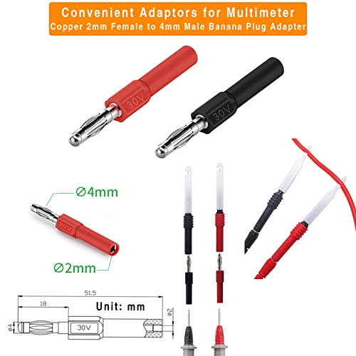 Image of Makeronics 24 in 1 Back Probe Kit with 6 Pockets Roll Up Tool Bag for Car Repairing Diagnostic | Wire Piercer with Cover | Long Back Probe Pin | Test Leads (39.37 inch) | 5PCS Alligator Clips