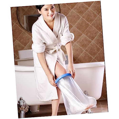 COLLBATH Foot Cast Cover Leg Cast Sleeve Waterproof Bandage Cast Bathing Cast Bag Cast Protector for Shower Cast Bandage Foot Cast Sleeve Bandage Protector for Shower Half Leg Cast Gypsum