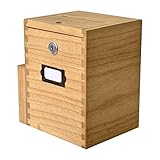 SEITENTASCHE: Die Spende Box Seitentasche hält bequem Eintrag Formulare.