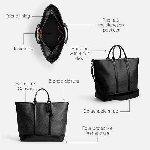 Coach Metropolitan Carryall, Charcoal3