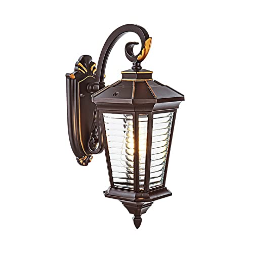 Luminaire de porche et terrasse applique murale en verre rayé pour sublimer le jardin