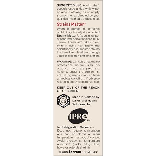 Jarrow Jarro-Dophilus EPS Advanced Probiotic, Digestive Support,30 Capsules - image 7