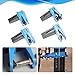 winterrock 4PCS Brake Line Clamp, Brake Oil Line Guard, Brake Line Plug Automatic Fluid Stop Clamp Set, Universal for Most Cars (Blue)
