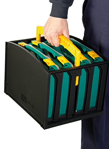 TAYG Multibox N° 1 (inkl. 4 Kleinteileboxen N° 22, Aufbewahrungssystem für Kleinteile, Box stapelbar, für Werkzeug, Maße… – Bild 4