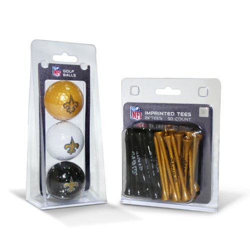 Saints Golf Ball & Tees Set
