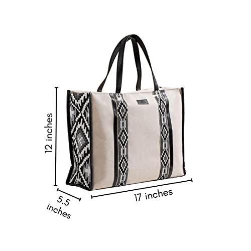 Nestasia-Tote-Bags-for-Women-Handcrafted-Multipurpose-Tote-Bag-with-Zip-Adjustable-Strap-Perfect-for-Daily-Use-Office-College-Travel-Picnic-Shopping