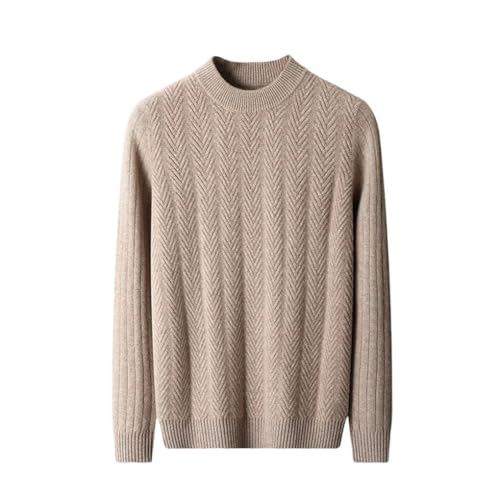 Men's Pullover Sweaters Long Sleeve O-Neck Thickened Warm Knit Sweater Tops
