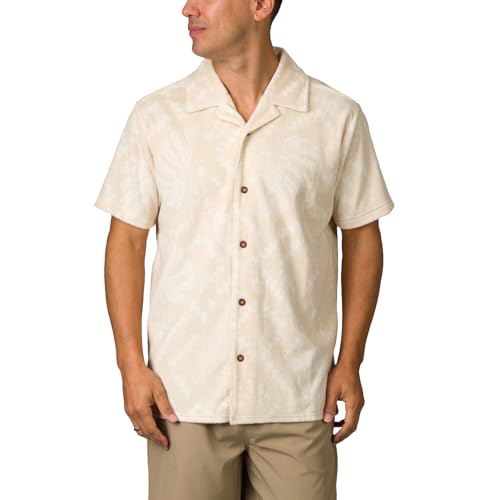 REEF Men's Novak Short Sleeve Button Up Camp Shirt