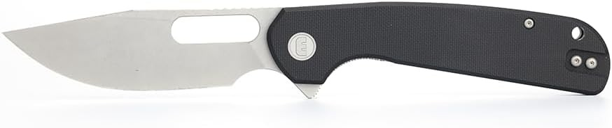 LIONGMAH Folding Pocket Knife, 3.75" Blade,G10 Handle, Liner Lock, Reversible Pocket Clip for Everyday Carry, Outdoor Activities, Perfect Tool for Camping Hunting Survival (Right-handed version)