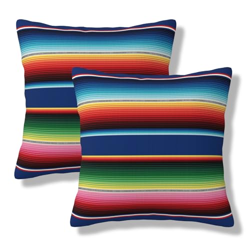 HATHAETY Stripes Pattern Pillow Covers