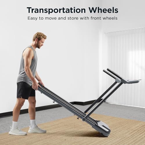Image of JLL Folding Treadmill & Walking Pad, Under Desk Running Machine for Home Office, Smart App, Auto /Manual Incline, Shock Absorption, Compact Space-Saving Design