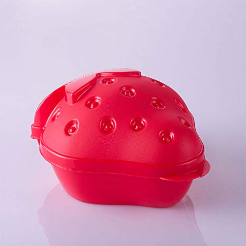 Pote Morango Plasútil Vermelho