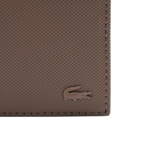Lacoste Men's Petit Pique Billfold Wallet, Morel, One Size2