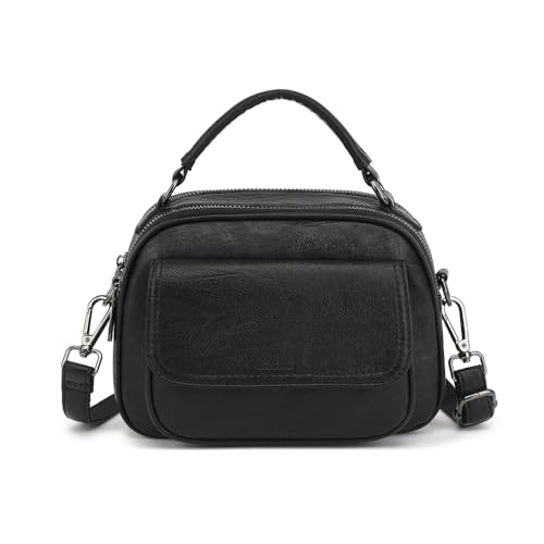 Crossbody Purses for Women Top Handle Women's Crossbody Handbags Vegan Leather Small Crossbody Bag for Travel