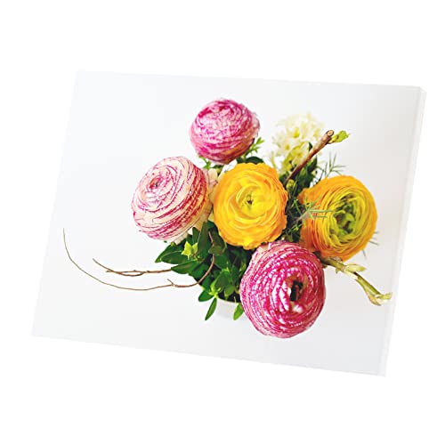 Tableau décoratif toile imprimée bouquet de fleurs pour salon moderne