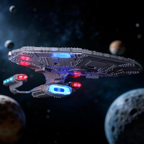 Design innovativo: progettato per Lego 10356, con questo kit di luce, puoi portare il tuo Lego Star Trek: U.S.S. Enterprise NCC-1701-D dal buio al luminoso, farlo arrivare alla vita.