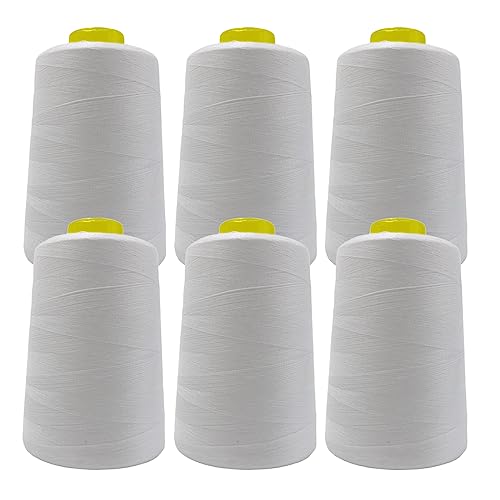JYC CREATIVE 6 Rolls Sewing Thread, 40/s, Heavy Duty Sewing Accessories, Thread Spool for Sewing Variety of Colors, Crafts