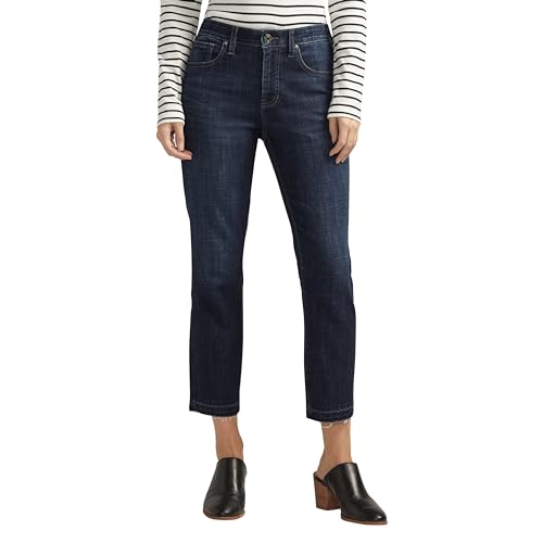JAG Jeans Women's Carter Mid Rise Girlfriend Jeans